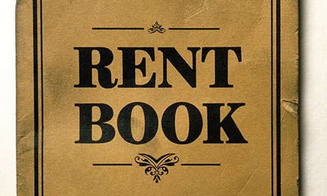 Old fashioned rent book