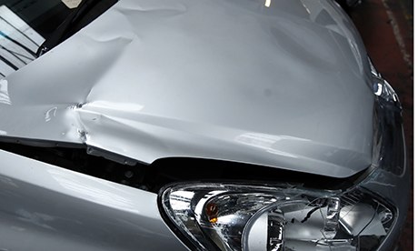 Damaged car