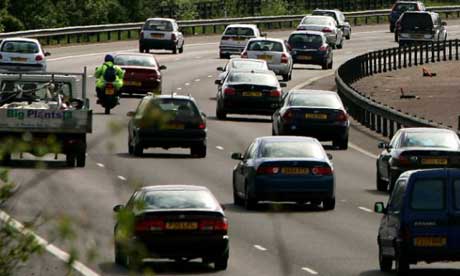 Cars on a motorway
