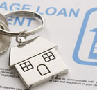 Mortgage agreement and keys. Photograph: Corbis