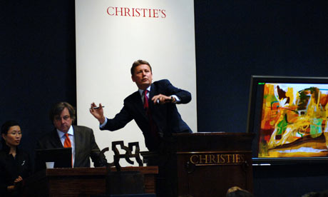 Post-war and Contemporary Art auction at Christie's
