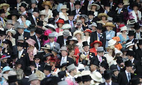 Racegoers in the Royal Enclosure at Royal Ascot 200