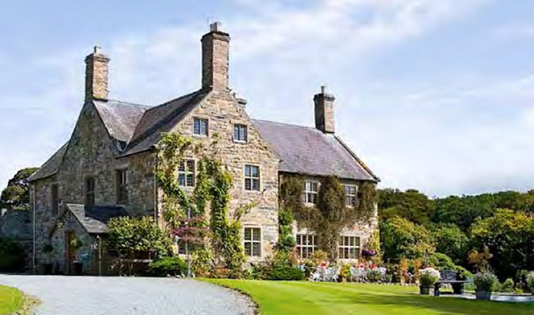 Old and new: Talhenbont hall royal residence