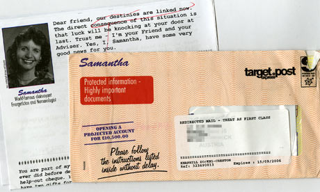 Scam letters, emails and websites dupe 3.2 million Britons each year, according to the OFT