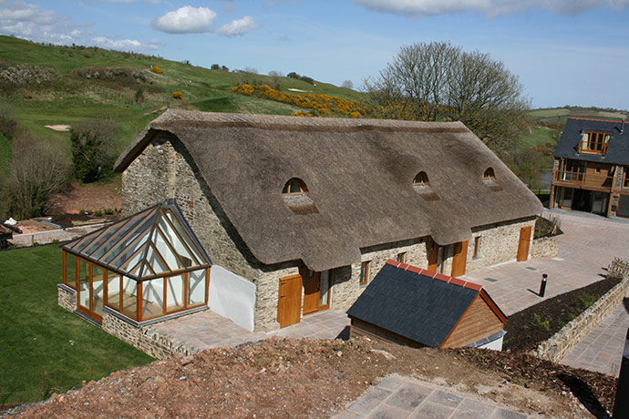 Old and new 14 July 2010: Historic home in Dartmouth Green, Devon