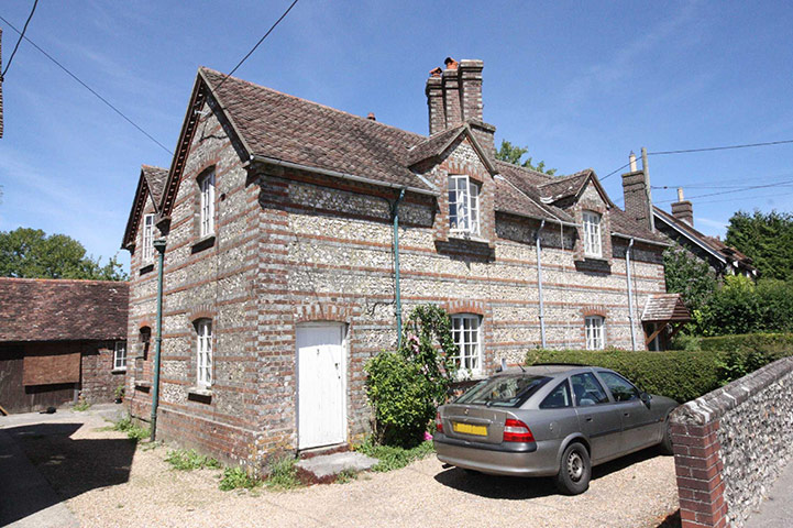 Old and new 150910: Historic home in Winterborne Whitechurch, Dorset