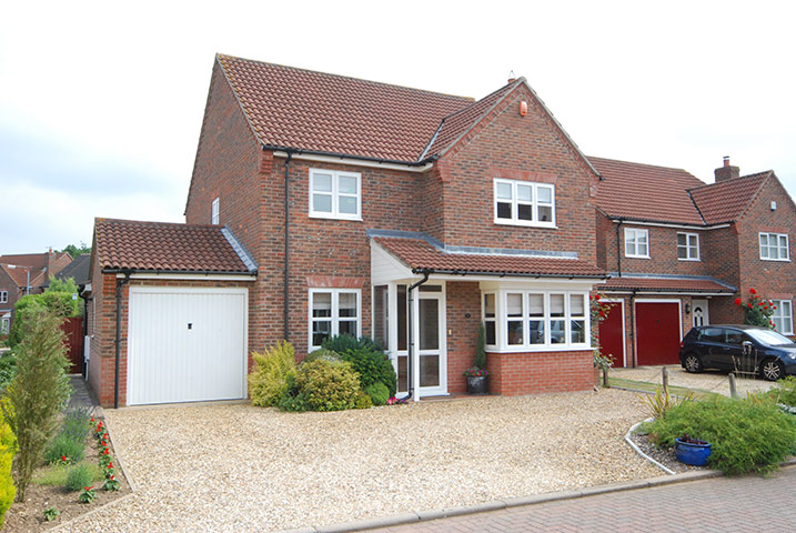 Old and new 150910: New build in Dereham Norfolk