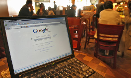 A cafe providing wireless access in Hong