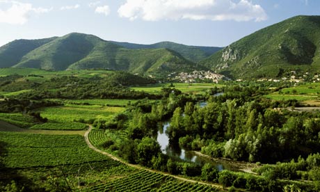 Is France still an affordable holiday destination? View of Roquebrun in the Languedoc