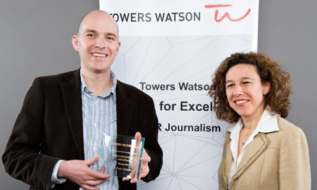 Graham Snowdon wins journalism award