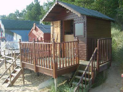 Beach hut in Wells-next-the-sea, Norfolk