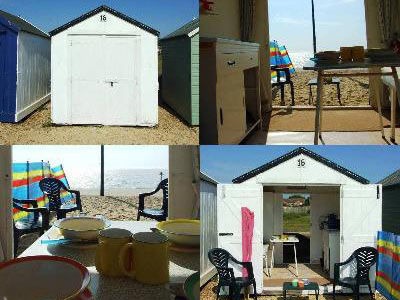 Beach hut in Felixstowe, Suffolk