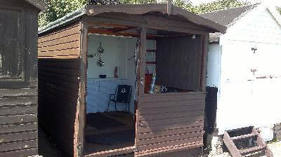 Beach hut in Walton-on-the-Naze, Essex