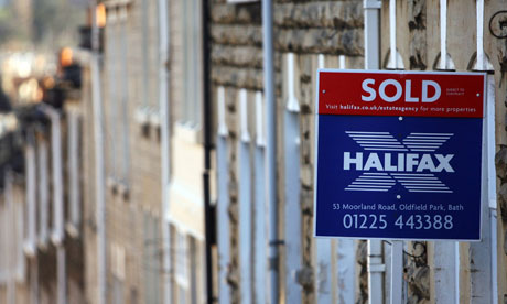 Halifax for sale sign: House prices crept up in July