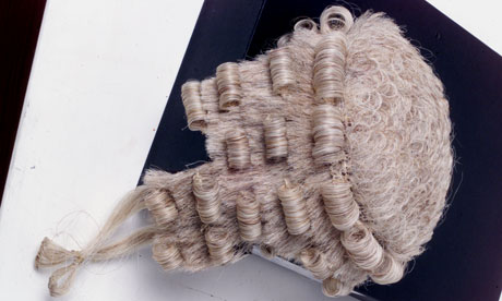 A barrister's wig