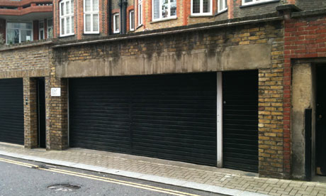 Knightsbridge garage on sale for £525,000