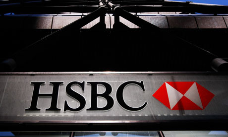 An HSBC bank logo