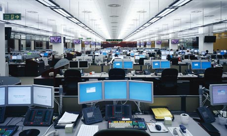 Lehman Brothers offices in Canary Wharf