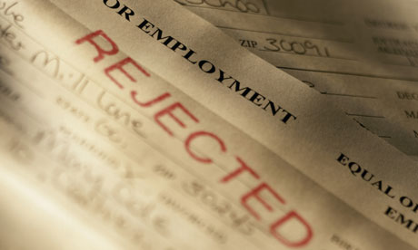 Rejected job application