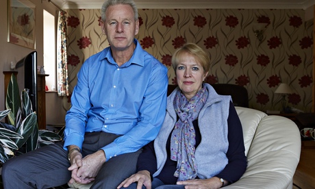 David and Pauline Marshall in their sittingroom