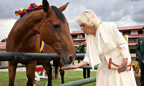 Camilla, Duchess Of Cornwall and a horse