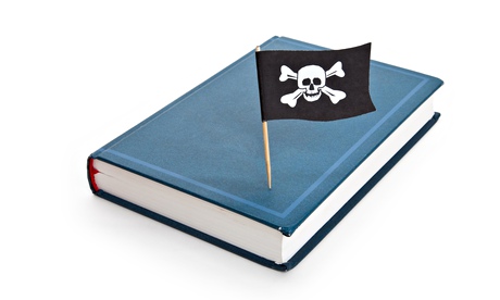 Book and Pirate Flag