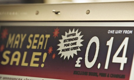 A Ryanair ad for a cheap low cost deal