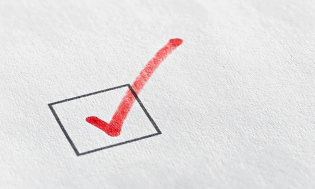 Red Tick Check Mark In Box