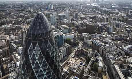 View over the City of London