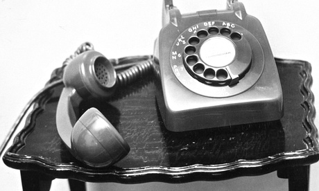 Old style landline telephone