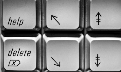 Help delete button on keyboard