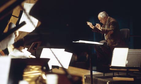 Conductor and composer Pierre Boulez