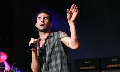 Adam Levine of the band Maroon 5 Photograph Kevin Kane WireImage Getty