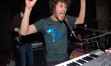 The lineup Michael Angelakos lead vocals Ian Hultquist synths