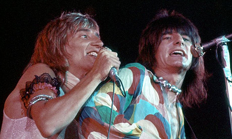 Rod Stewart and Ronnie Wood of the Faces