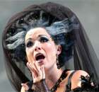 Heather Buck as The Queen Of The Night in ENO's The Magic Flute