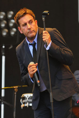 Glasto: Pick of the day: Terry Hall of The Specials performs on the Pyramid Stage Glastonbury 2009