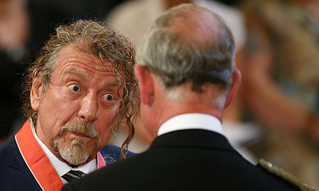 Led Zeppelin's Robert Plant awarded CBE