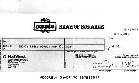 cheque sign