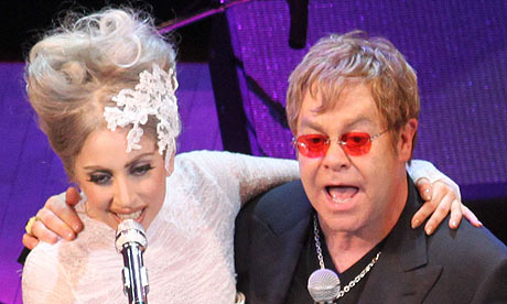 Lady Gaga and Elton John