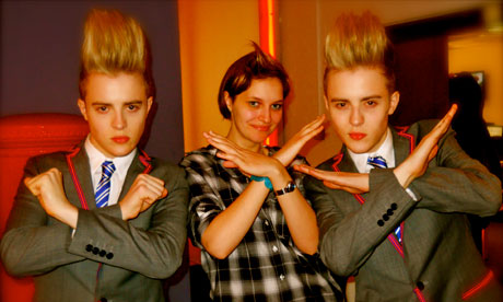 Jedward meet the Guardian's Sophie Robehmed