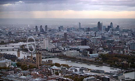 Pictures Of London. An aerial view of London