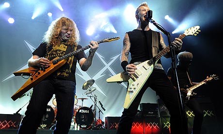 Metallica perform with Dave Mustaine