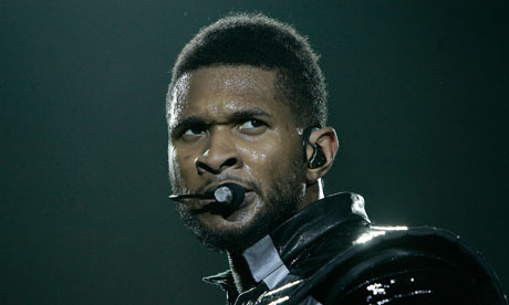 Muscle fatigue ... Usher at London's O2 Arena.