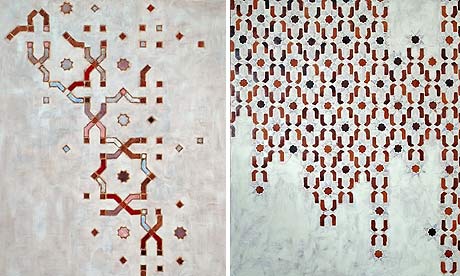 Keira Knightley and David Beckham by John Squire