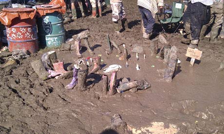 Glasto wellies