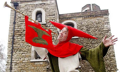 Tower of London jester