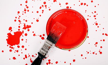 Red paint