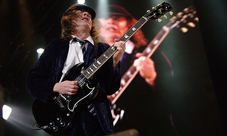 Angus Young of AC/DC in 2010