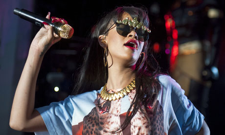 Rihanna at the BBC Radio 1 Hackney Weekend 2012